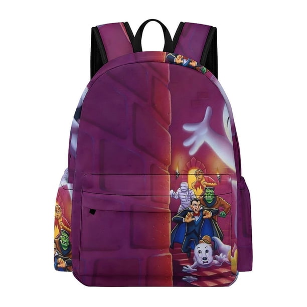 Las Nuevas Aventuras Espeluznantes de Casper-theme Backpack, Campus style schoolbag Bookbag with Adjustable Shoulder Straps And Large Zip Compartment, Unisex Travel Bags.42x30x15cm