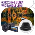 thumbnail image 4 of Professional 37mm Macro+72mm Wide Angle Lens 0.39X Full HD for 4K Camcorder, 4 of 5