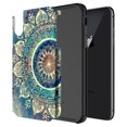 thumbnail image 2 of iPhone XR Case, Rosebono Slim Hybrid Dual Layer Graphic Fashion Colorful Cover Armor Case for Apple iPhone XR (Green Mandala), 2 of 5