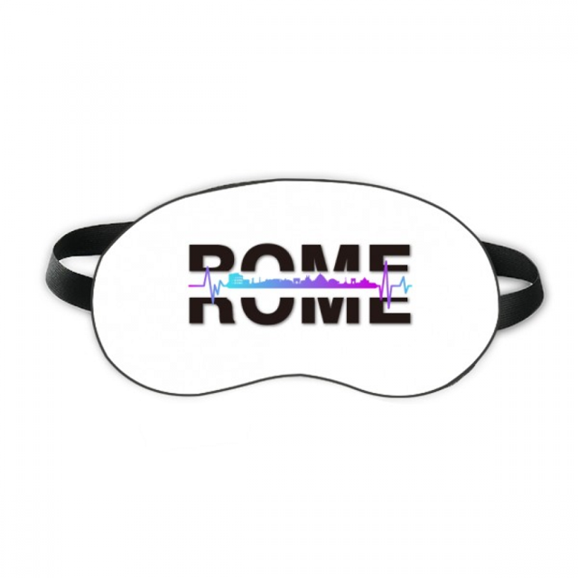 Urban Radio Wave Roman Architecture Sleep Eye Shield Soft Night Blindfold Shade Cover