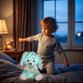 thumbnail image 5 of 10" Light up Husky LED Stuffed Animal with Colorful Night Light Glow Soft Plush Toy Gifts for Kids on Christmas Birthday, Husky(White,10"), 5 of 6