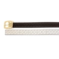 thumbnail image 4 of Michael Kors Women's MK Logo Reversible Leather Belt, Brown/Vanilla, Small, 4 of 4