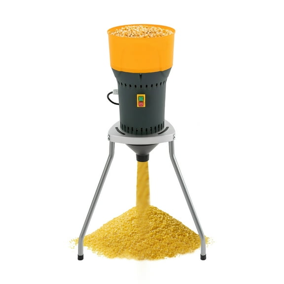 ChicHomey High-Power 1000W Electric Grain Grinder with Copper Core Motor, 5 Sieves for Adjustable Coarseness, 25L Capacity, 300kg/h Output for Efficient Grain Milling