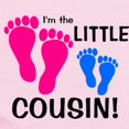 thumbnail image 2 of CafePress - Little Cousin Baby Footprints Infant Bodysuit - Baby Light Bodysuit, Size Newborn - 24 Months, 2 of 4