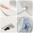 Study Room UltraQuiet Mini Fan Desktop Wall Mounted Fan Outdoor USB Portable Folding for