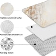 thumbnail image 5 of White Gold Marble Pattern Bathroom Rugs Sets 3 Piece,Toilet Cover Set,Absorbent Non Slip Bathroom Mats Sets with U-Shaped Contour Rug Toilet Rug Set, 5 of 5