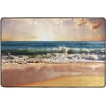thumbnail image 4 of Dreamtimes Sea Sunset View Area Rug 72x48in Summer Beach Seaside Non-Slip Floor Carpet Comfort Floor Mats Decor for Indoor Living Dining Room and Bedroom Area, 4 of 7