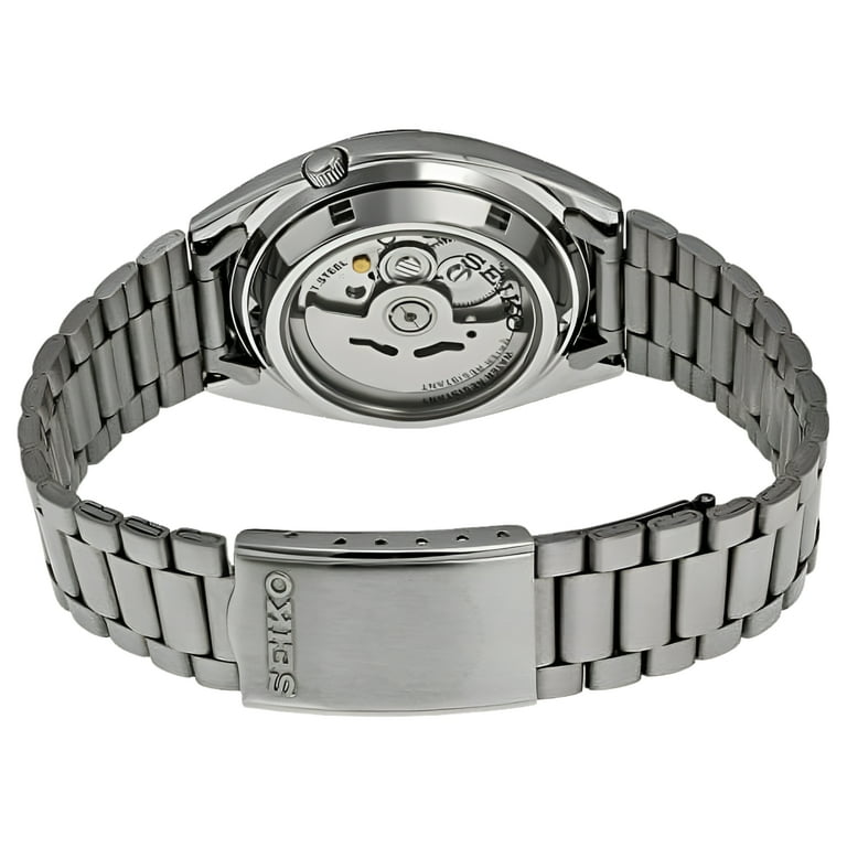 Seiko Men's SNXS75 Automatic Watch, Grey Dial, Stainless-Steel