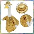 thumbnail image 2 of Tuvgenk Porch Goose Outfits 23" Summer Clothes for Porch Goose Set Polyester 2 Pack Outdoor Decor for Garden with Hat, 2 of 5