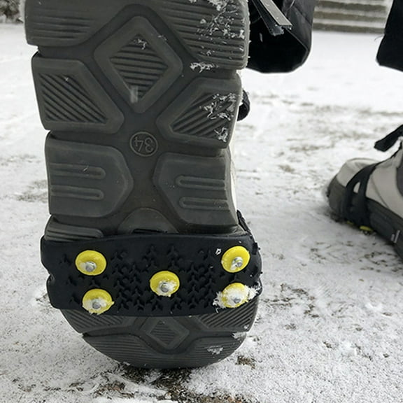 Mobutofu Boot Studs Slip On Shoe Gripper 2 Sets Mountaineering Shoes Snow and Ice