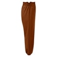 thumbnail image 6 of Kelon Women's Casual Pants, Womens Linen Pants Wide Leg Palazzo Capri Drawstring Casual Lounge Flowy Summer Beach Vacation Crop Trousers with Pockets, M, 6 of 6