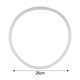 thumbnail image 2 of 1Pc Silicone Pressure Cooker Seal Ring Clear Gasket Home Replacement 18-26cm, 2 of 8
