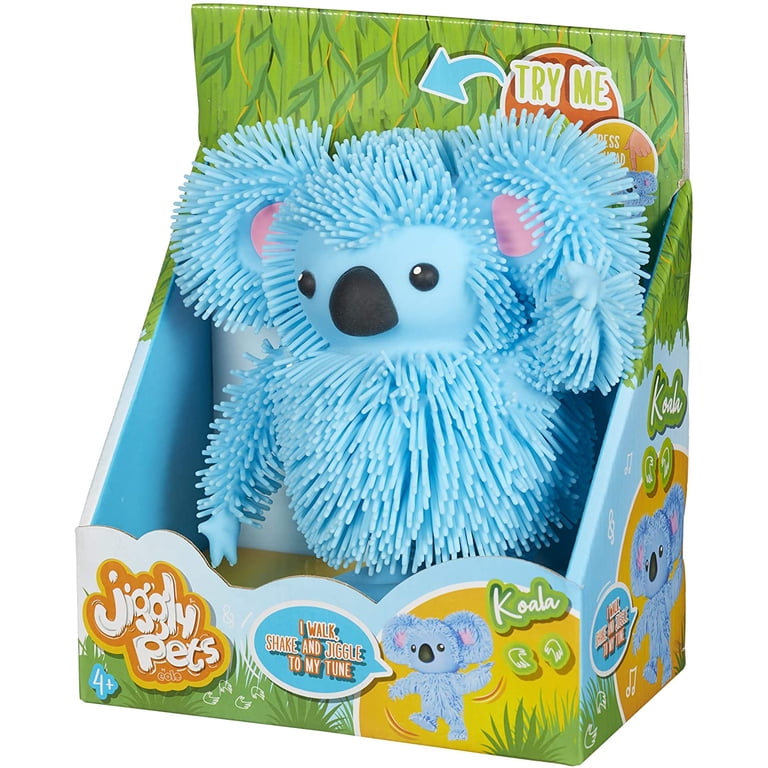 Jiggly Pets Koala Robotic Pet Figure (Blue) - Walmart.com
