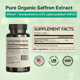 thumbnail image 2 of VINATURA Organic Saffron Supplement, 28mg - Pure Affron Saffron Extract Capsules, 45 Veggie Capsules, 2 of 7