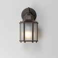 thumbnail image 4 of 66926EB Maxim Lighting Cast-9W 1 LED Outdoor Wall Lantern-5.5 Inches wide by 10 inches high-Empire Bronze Finish, 4 of 5