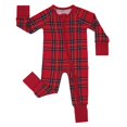 thumbnail image 1 of Pijama Little Sleepies Christmas, viscosa, bambú, 18-24 m, tela escocesa, 1 of 9