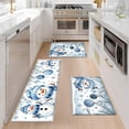 thumbnail image 4 of YIMEIS Winter Snowmen Fall Kitchen Rugs, Xmas Holiday Kitchen Mat Decor Home Decorations, Green Christmas Mats for Kitchen Floor - 16''*24'' in, 4 of 10