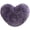 Dark Purple, variant on MorroMorn Fluffy Heart Throw Pillows, Shaggy Decorative Pillow for Sofa Couch Bed, Cute Room Decor Gifts for Women Girls Kids - Decorations for Valentines Day Mothers Day Christmas (Dark Red)