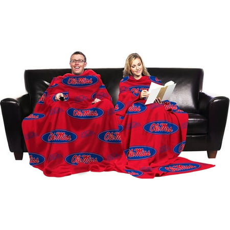NCAA Ole Miss Rebels Blanket with Sleeves