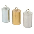 2024 3Pcs Metal Density Blocks Copper Iron Aluminium Cylinder Style Metal Cylinders Set for