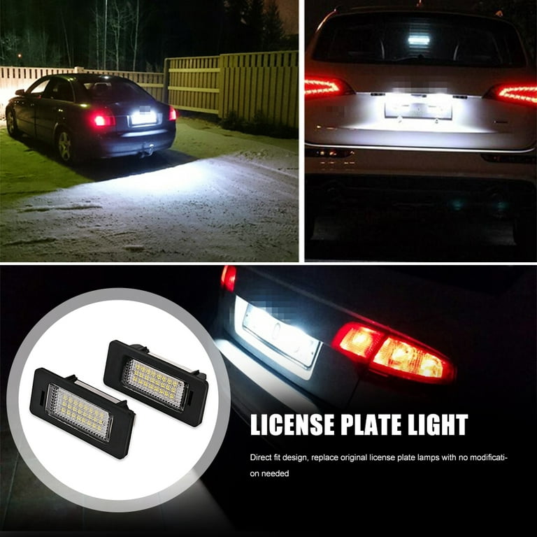 LED License plate bulbs for Audi A4 (B7)