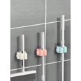 thumbnail image 3 of 1pc Traceless Mop Holder With Adhesive Tape, Mop Hook For Bathroom And Kitchen, Wall Mounted Broom Hanger, 3 of 4