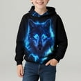 thumbnail image 4 of CYRBOKO Boys Graphic Hoodies, Thermal Casual Pullover Long Sleeve Sweatshirts for Boys Black Size 7-8 T, 4 of 7