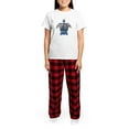 thumbnail image 4 of CafePress - Sea Turtle Peace Women's Light Pajamas - Women's Short Sleeve Print T-Shirt and Pants Light Cotton Pajama Set, 4 of 7