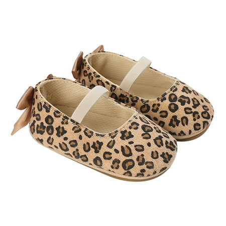 

ESASSALYY Baby Girls Princess Shoes Bowknot Flats Casual Dress Walking Shoes