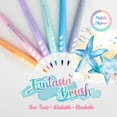 thumbnail image 7 of BAZIC Brush Markers 6 Pastel Colors, Fine Line Washable Coloring Marker (6/Pack), 1-Pack, 7 of 7