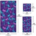 thumbnail image 3 of GZHJMY Tropical Coconut Palm Trees Pattern Soft Decorative Set of 3 Towels, 1 Bath Towel+1 Hand Towel+1 Washcloth, Multipurpose for Bathroom, Hotel, Gym, Spa and Beach, 3 of 5