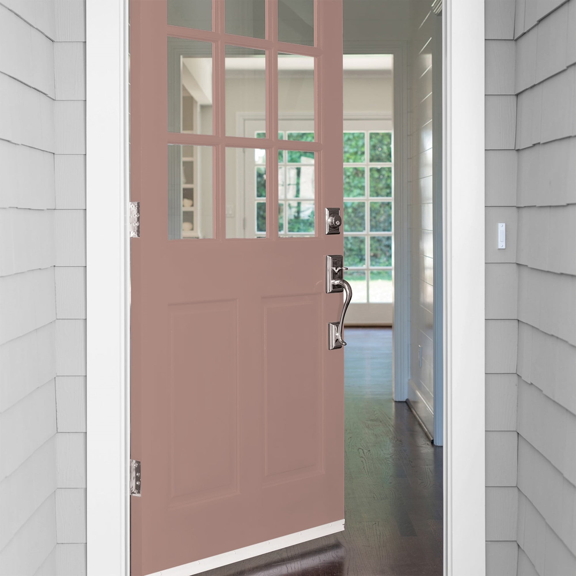 Glidden Fundamentals Bedford Brown / Red, Semi-Gloss Exterior Paint, 5 Gallon