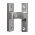thumbnail image 1 of Pestillo de puerta de Cerradura de puerta de seguridad con tornillos Hardware Puertas Cerradura de perno Pestillo abatible para gabinetes Plata, 1 of 8