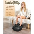 thumbnail image 2 of COMFIER Shiatsu Foot Massager with Heat, Feet Massage Machine for Neuropathy, Plantar Fasciitis, Size 14, 2 of 9