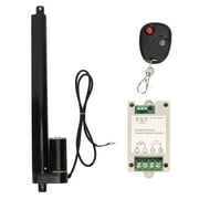 Mini Linear Electric Actuator for Motor Motion Outdoor Agriculture Track Robotics Home Automation 1000N 250mm 12V Black Actuator with Controller Remote Control