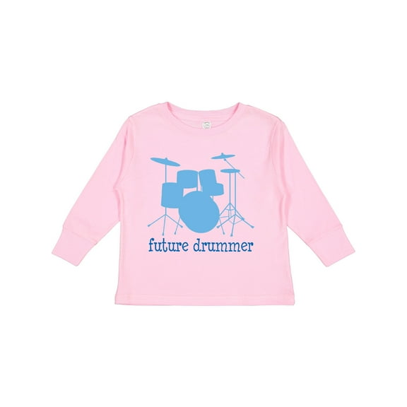 Inktastic Future Drummer Music Boys Long Sleeve Toddler T-Shirt