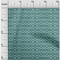 thumbnail image 2 of oneOone Cotton Poplin Dark Teal Blue Fabric Geometric Sewing Material Print Fabric By The Yard 56 Inch Wide, 2 of 4