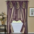 thumbnail image 4 of Achim Ombre Window Curtain Panel, 50 in x 63 in, Aubergine, 4 of 6