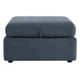 thumbnail image 5 of CHITA ottoman with storage for Living Room, Fabric Foot Rest Stool Seat, Blue, 5 of 9