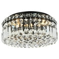 thumbnail image 3 of Maxime 16 inch black flush mount, 3 of 8