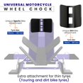 thumbnail image 3 of Wheel Chock GRAND PITSTOP Universal para moto, color azul, 3 of 8