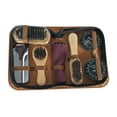 thumbnail image 1 of de limpieza de para el atención del calzado de 7 piezas: betún para , cepillos para , caja de almacenamiento,, 1 of 5