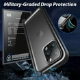thumbnail image 3 of REJODA-for iPhone 15 Pro Max - Compatible with iPhone 15 Pro Max Waterproof Case, 360 Full Body Protection with Screen Protector [IP68 Waterproof Phone Case][Military-Grade Shockproof|Dustproof], 3 of 4
