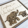 thumbnail image 6 of ionze Home Decor Gifts for Mom Custom Mothers Day Wooden Animals Sign Mothers Day Gift Personalized Gift for Mom Sweet Reminder In A Sign Home Accessories （Khaki）, 6 of 7