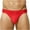 Red, variant on Afuyipoi Underpants for Male,Mid-rise Lightweight Solid Activewear Briefs Black S