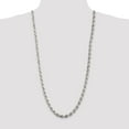 thumbnail image 4 of 925 Sterling Silver Rope Chain Styles Necklace 7 mm Diamond-cut 30 inch, 4 of 4