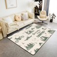 thumbnail image 1 of Erosebridal RV Car Area Rugs For Living Room 4'11" x 3'3", Colorful Owl Bedroom Decor, Happy Camping Decor, 1 of 5