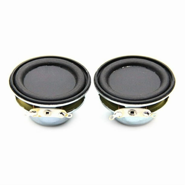 2 Uds Altavoz de Audio 4Ω 5W 40Mm 1,5 Pulgadas Altavoz Multimedia de Rango Completo Altavoz DIY Sonido Mini Altavoz para Cine en Casa