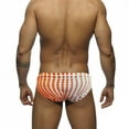 thumbnail image 4 of kpoplk Men's Swimwear Briefs Swim Trunk Flag Triangle Thong Bikini Drawstring Swimsuit Orange,L, 4 of 6