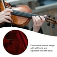 thumbnail image 3 of Violin Case Backpack, Exquisite Appearance Oxford Cloth Foam Comfortable 4/4 Violin Case Professional Adjustable Strap Protection  For Player, 3 of 7